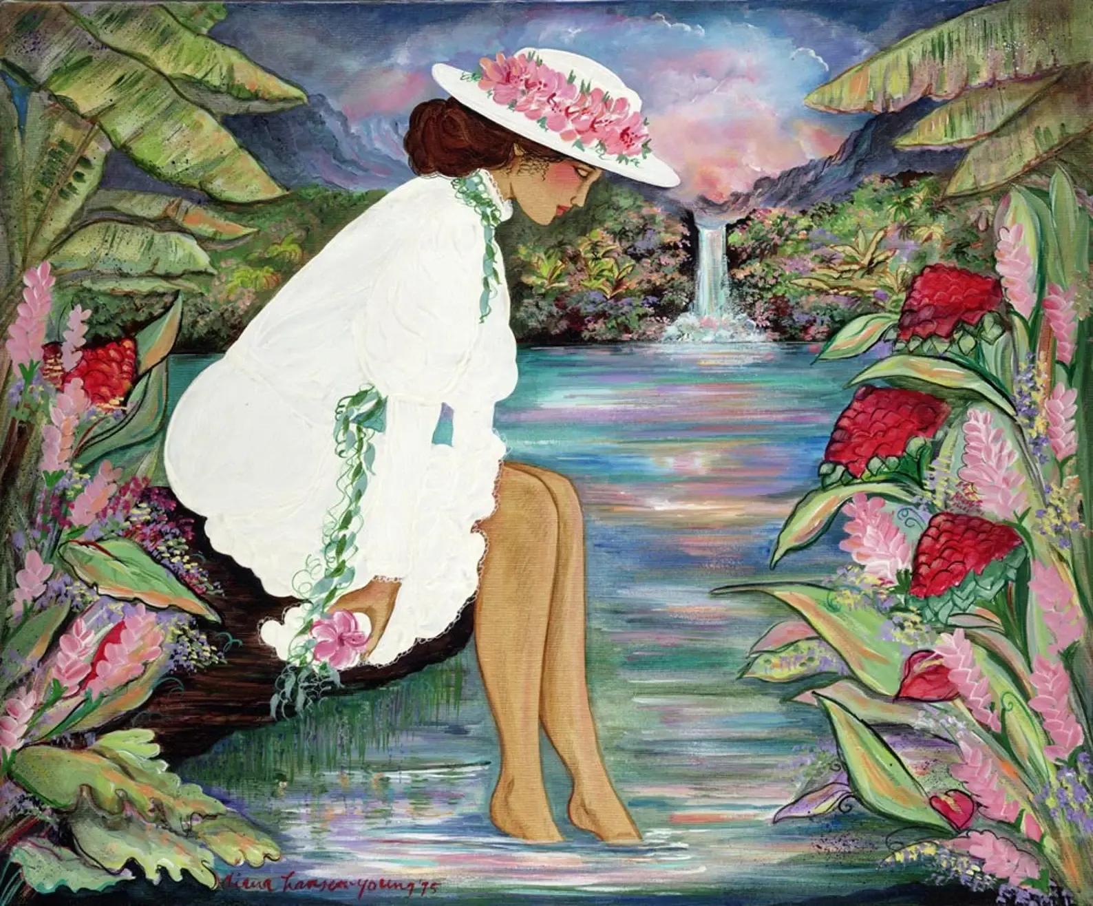 REFLECTIONS 8" x 10" Giclee on Canvas