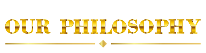 Our Philosophy decorative text