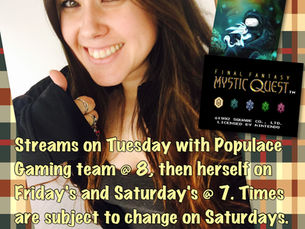Cutieroo’s Streaming Twitch Schedule