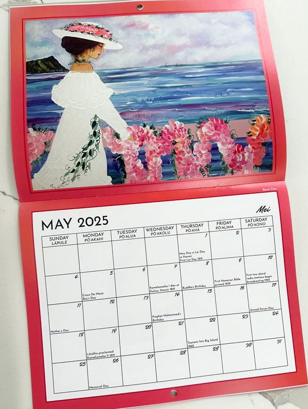 Thumbnail: 2025 ART CALENDAR! FREE Shipping! One (1) 16-Month Calendar Sept 2024-Dec 2025