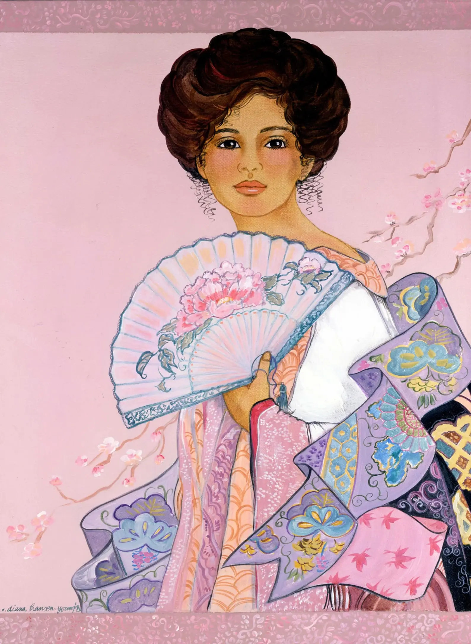 WINTER FAN Print on Paper