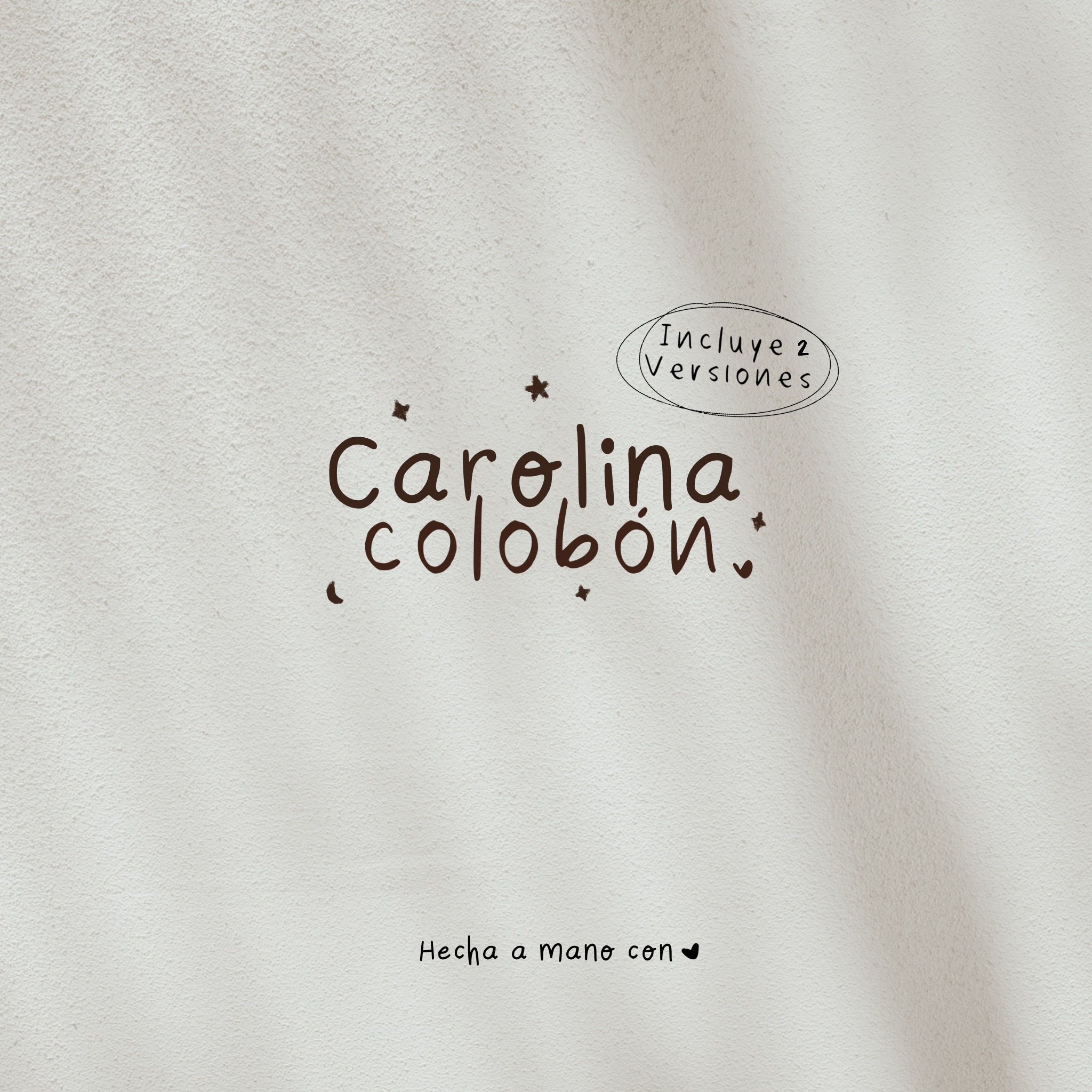 Tipografías Carolina Colobón