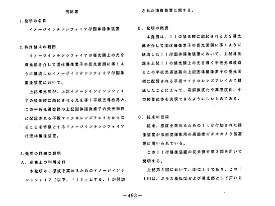 test of Japanese patent