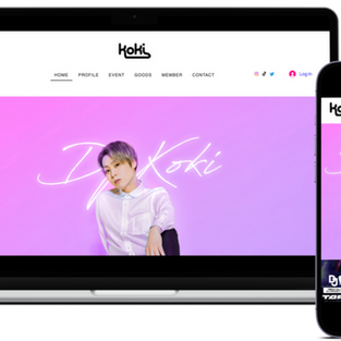 【WEB CREATIVE】DJ KOKI - ファンクラブサイト制作 / デザイン・保守運用