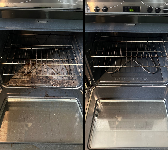 interior stove clean