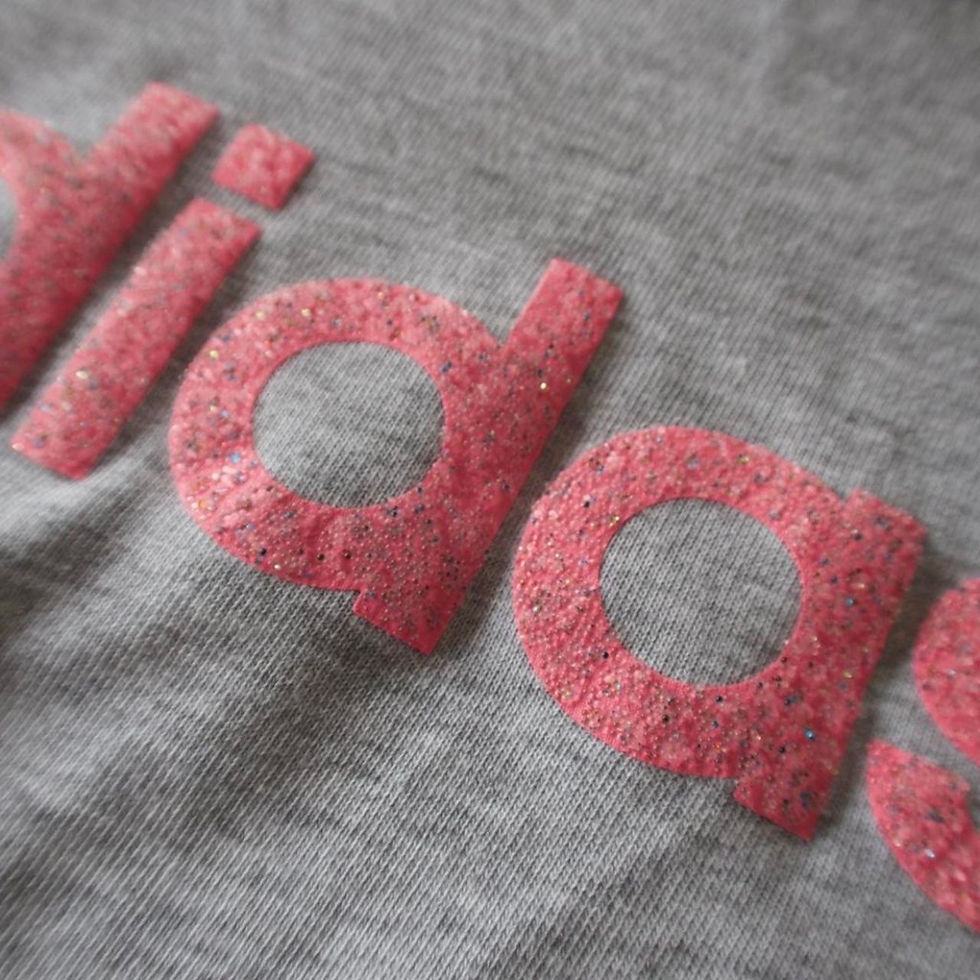Thumbnail: Adidas Pink Glitter Graphic T-Shirt