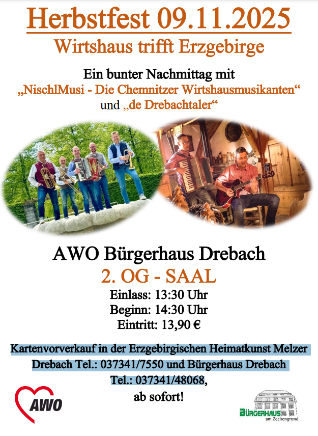 Herbstfest - Wirtshaus trifft Erzgebirge