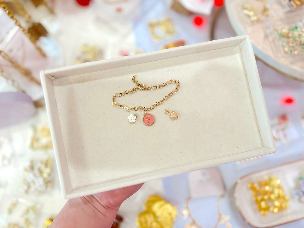 Thumbnail: Tiny Hearts Charm Bracelet (Charms Not Included)