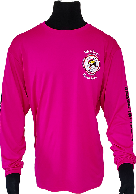 【HI FI FNK】CICCONE Longsleeve Men's Fuchsia Performance Moisture Wicking Long Sleeve T