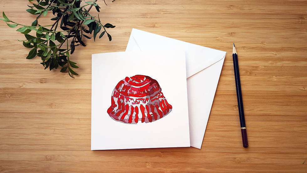 Thumbnail: Teacake fun art print card