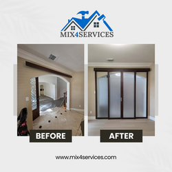 Grey Modern Home Before After Instagram Post
