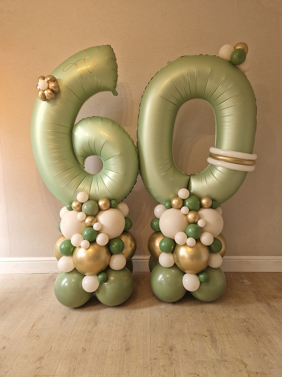 60TH READY MADE BALLOONS 