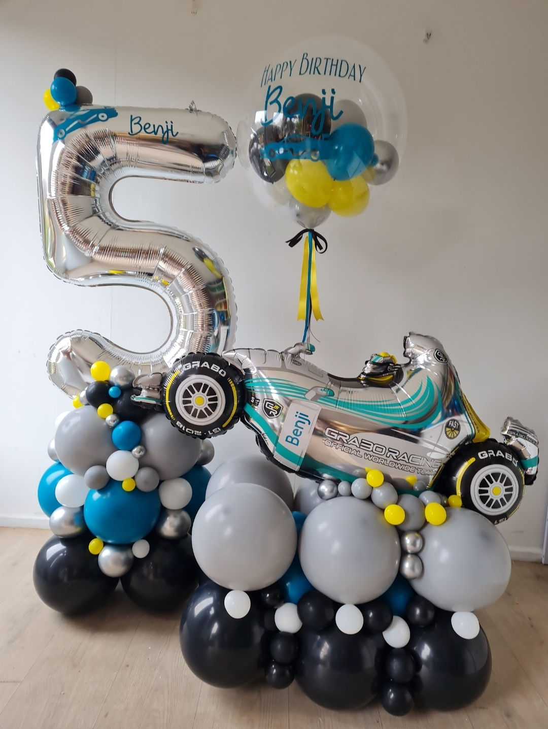 RACING CAR BALLOONS