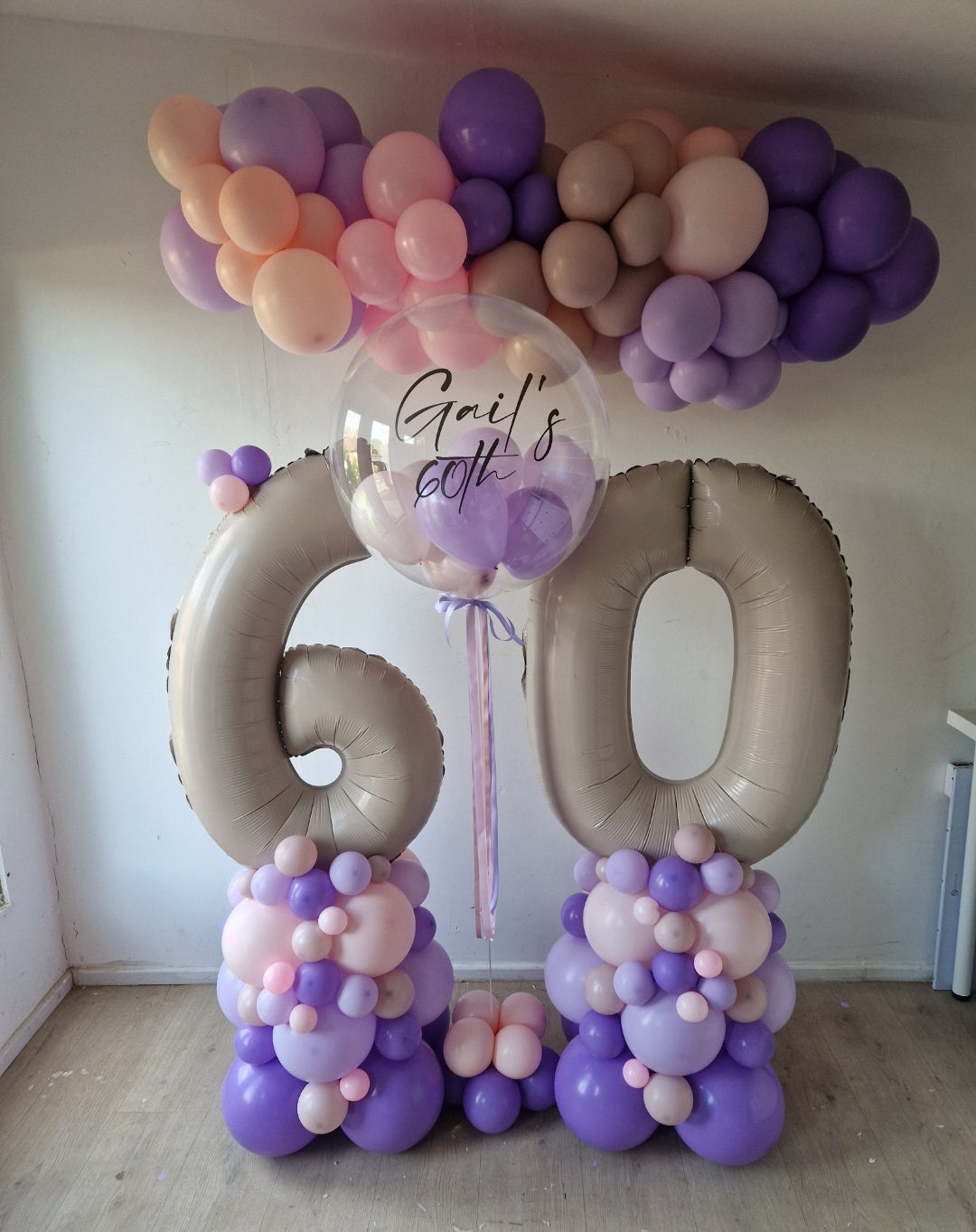 60th package balloons 