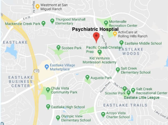 acadia eastlake behavioral hospital proximity to schools