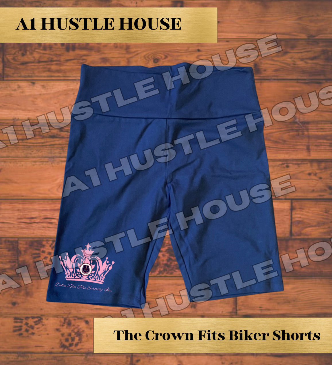 The crown fits Biker Shorts