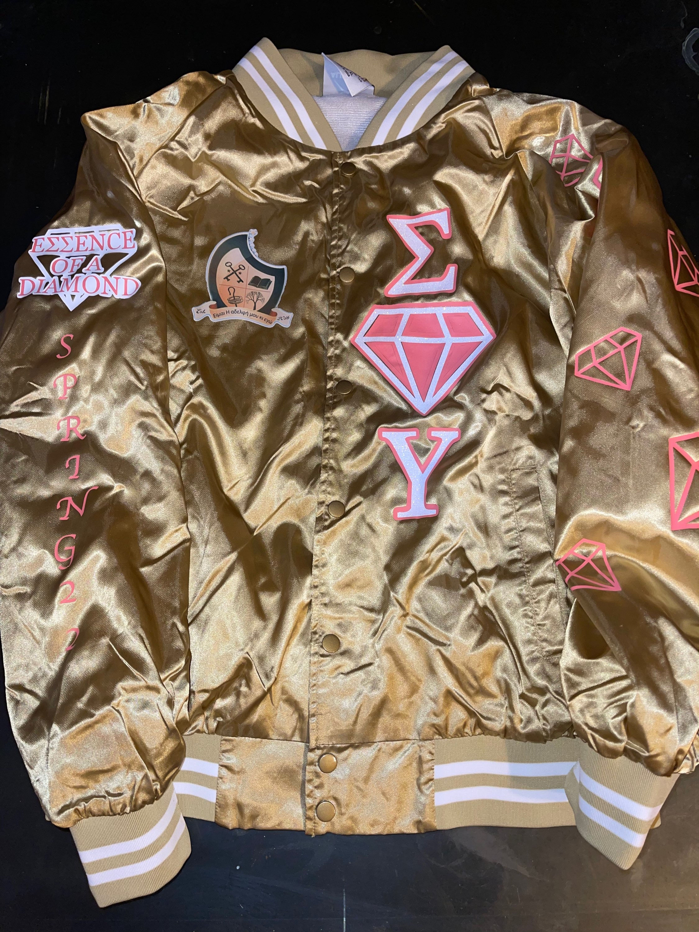 Psi Sigma Upsilon SATIN BOMBER
