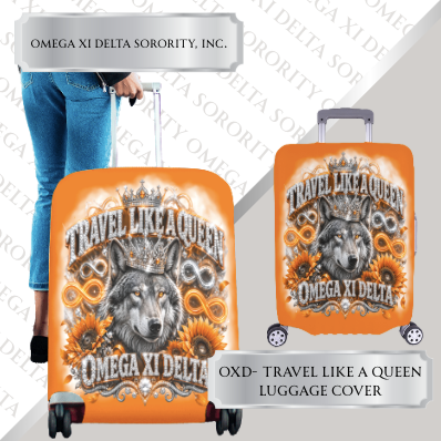 OXD- Travel like a Queen Luggage Cover