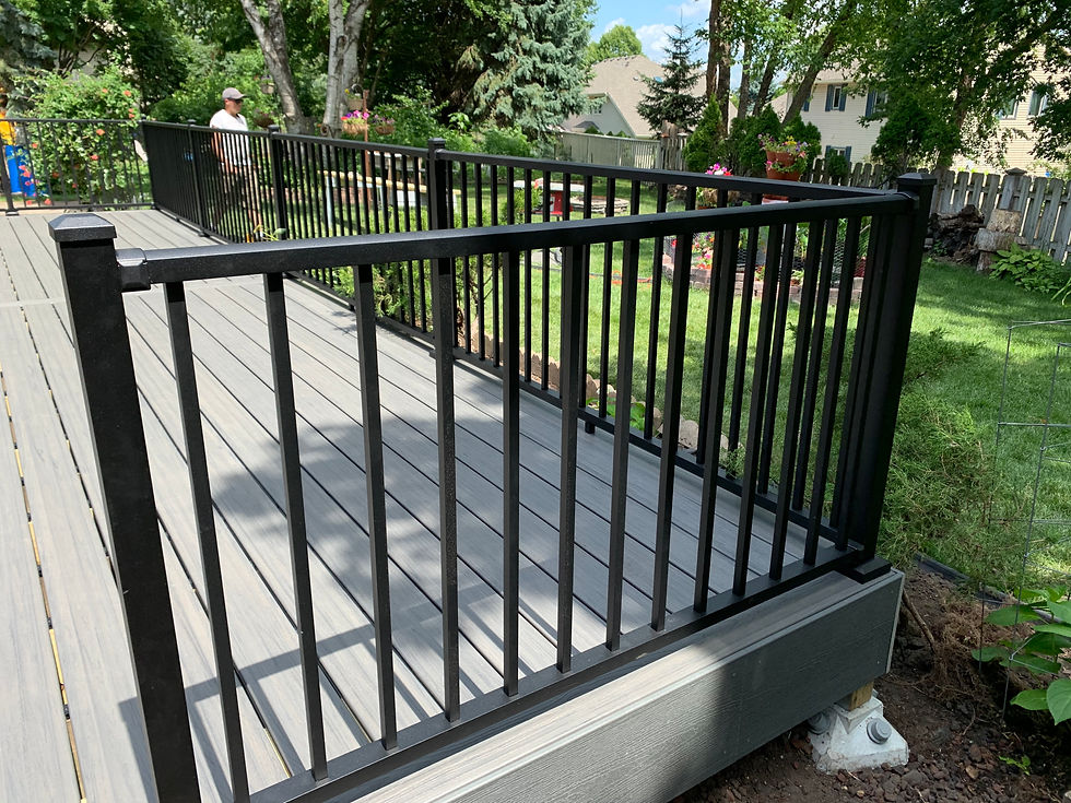 Westbury railing install
