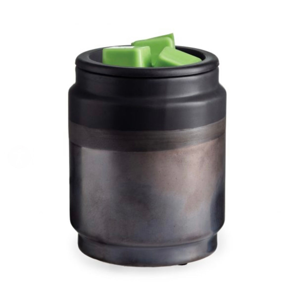 black satin silicone flip dish wax melt warmer with melts