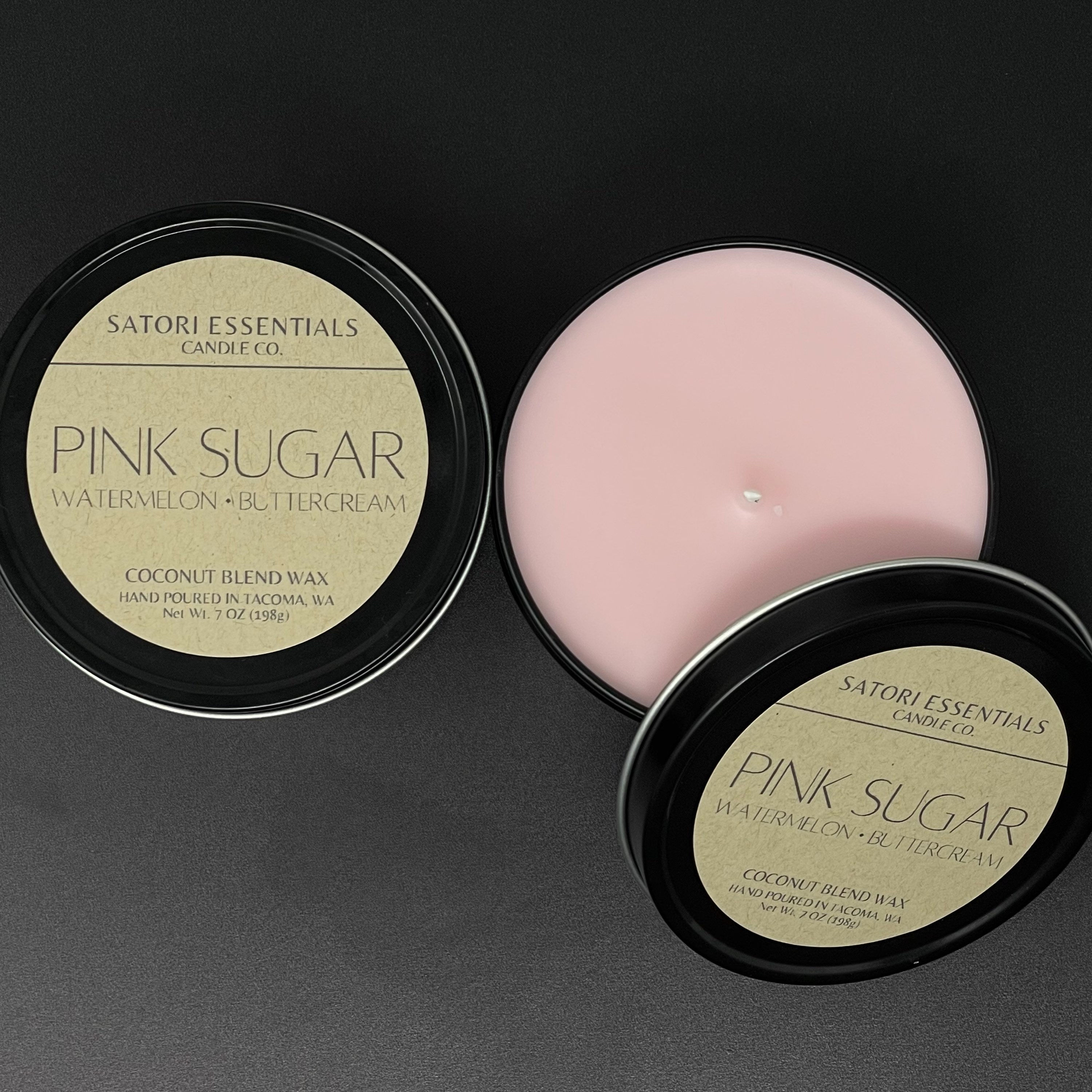 PINK SUGAR Coconut Wax Blend Candle