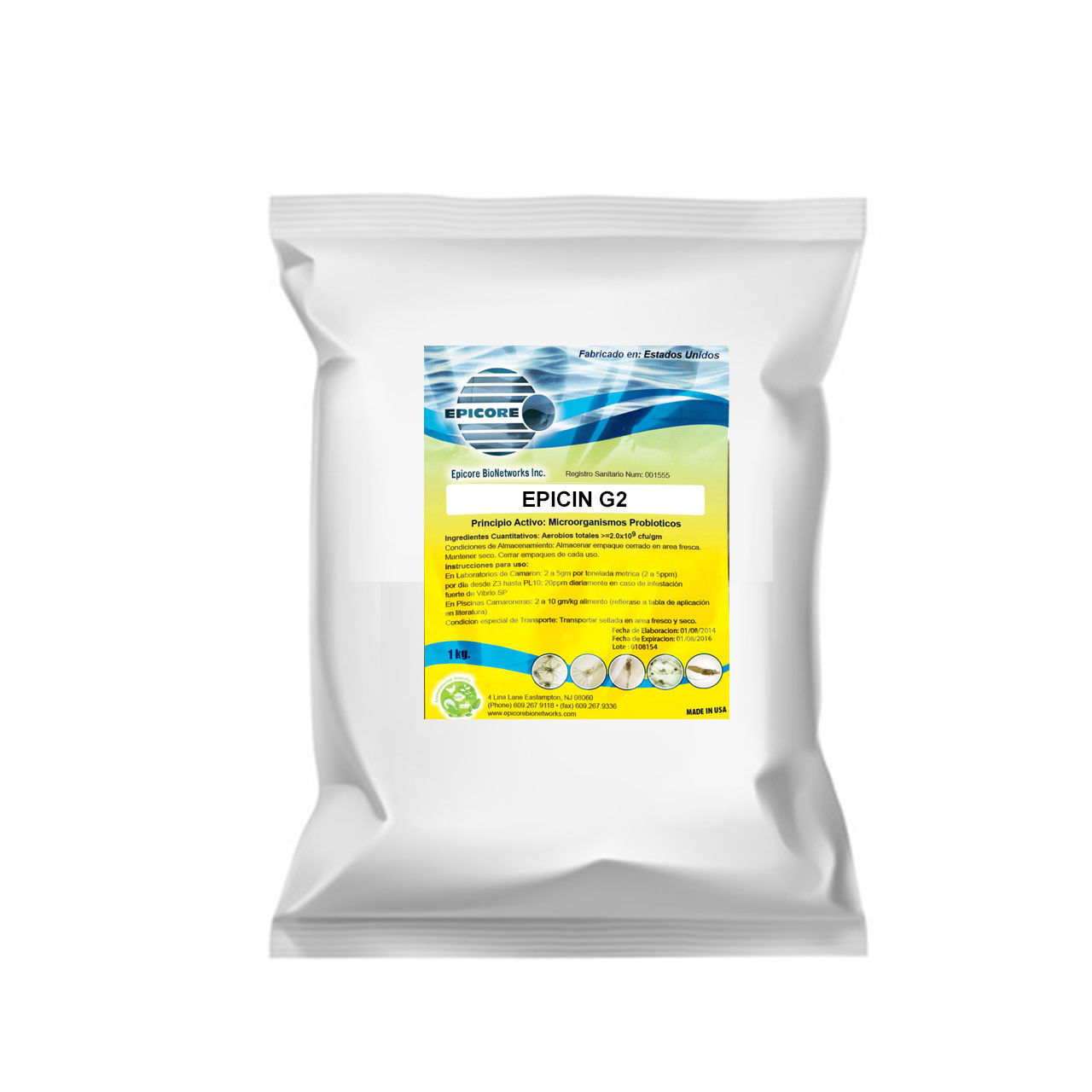 Probiotico Epicin G2 [Bolsa 0.75 Kg - Cuñete 37.5 Kg] Epicore