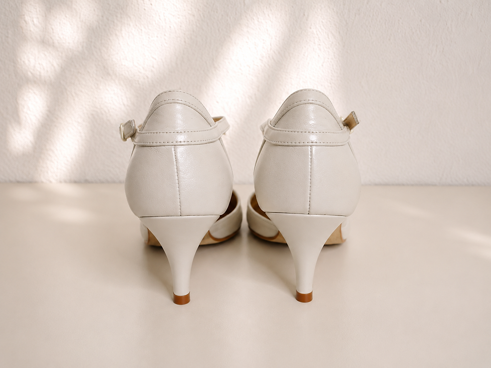 Miniaturbild: Brautschuh Nina Fiarucci „Paris“ – Perle/Ivory – Gr. 36,5
