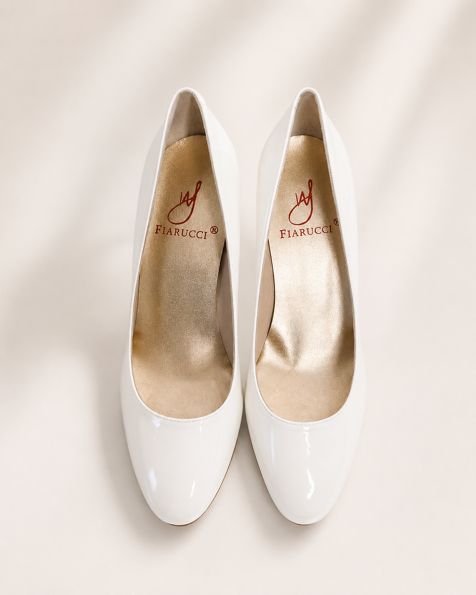 Miniaturbild: Brautschuh Nina Fiarucci „Peggy“ – Reinweiß – Gr. 37