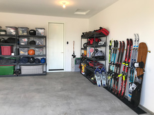 Garage After with Gear Storage