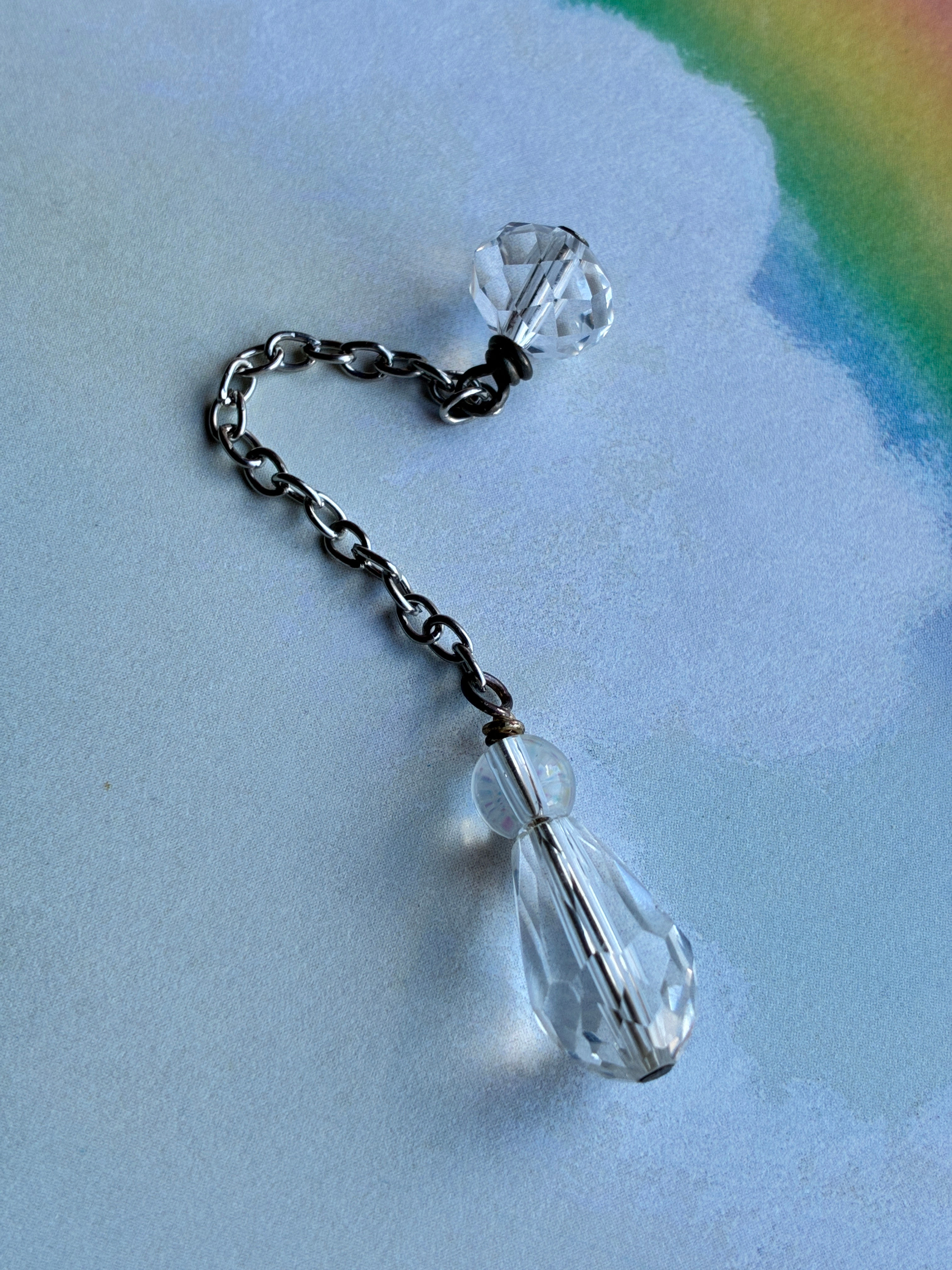 3  1/2" Crystal pendulum