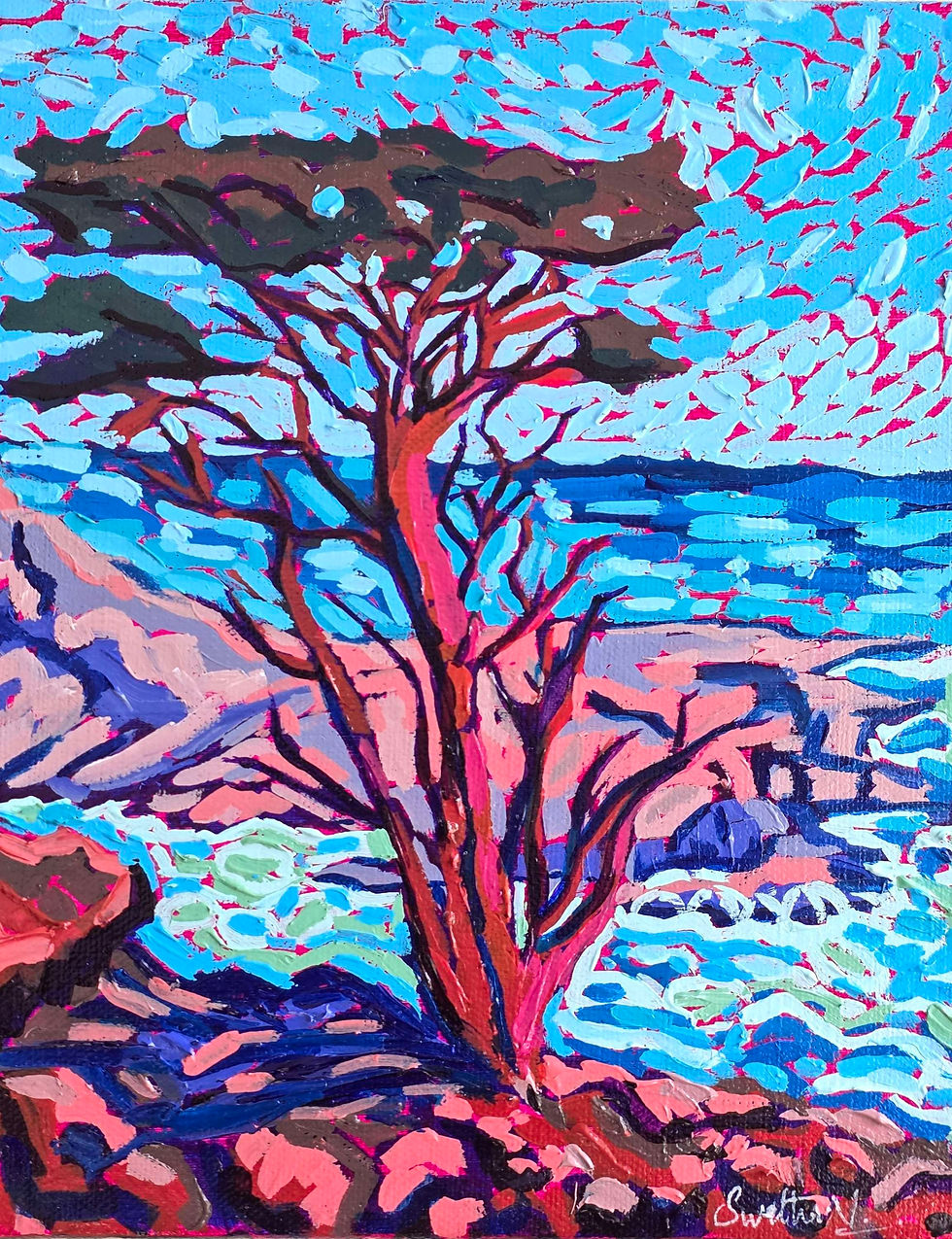 Thumbnail: Cypress on the rocks