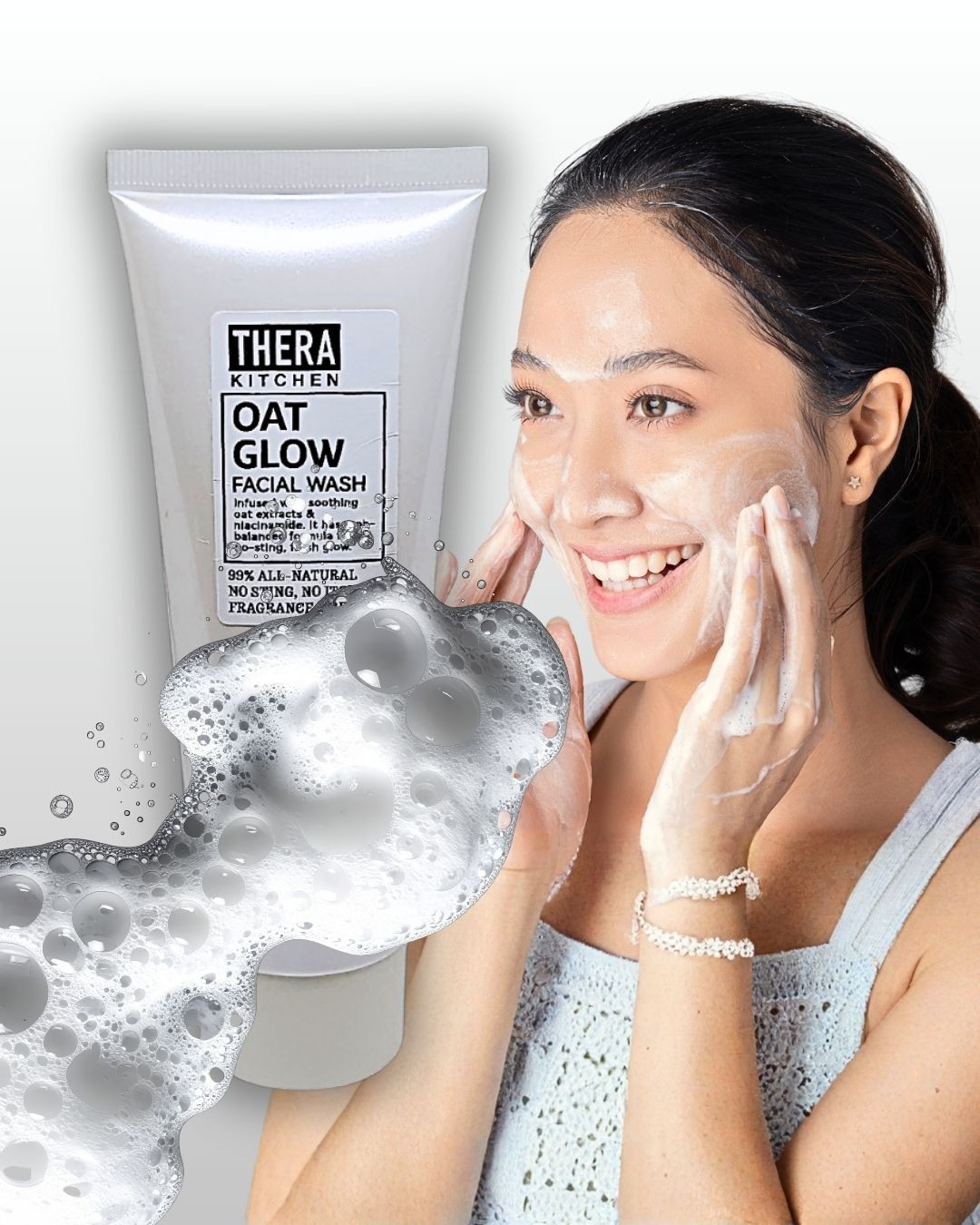 Oat Glow Facial Cream Wash