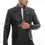 Thumbnail: Ronin stylish black leather moto jacket for men, front view — By Kani.