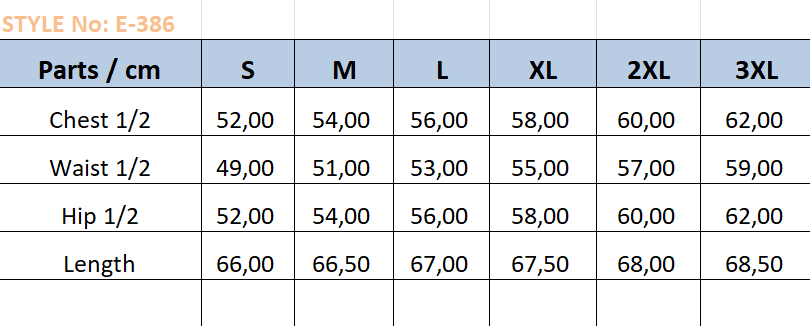 Thumbnail: A size chart.