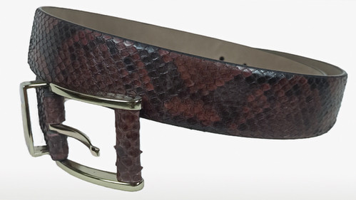 Genuine Snakeskin Men's Belt | By Kani Leather