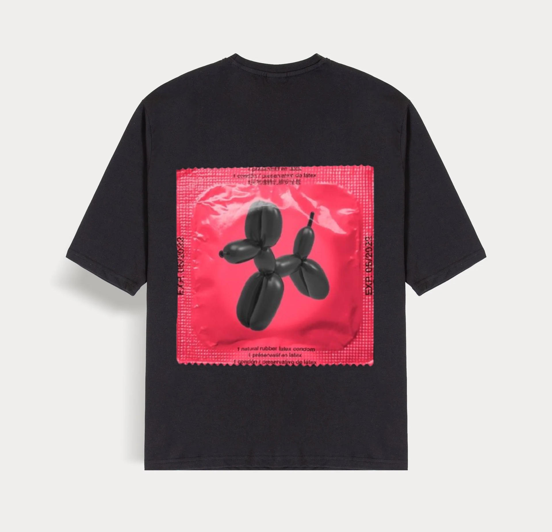 Balloon condom Oversized T-shirt