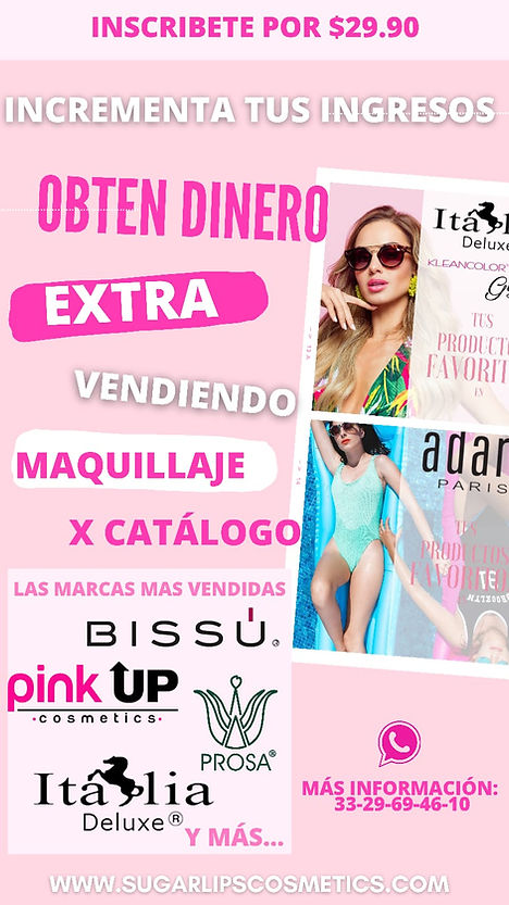 Ventas por Catalogo Bissu Italia Deluxe BEauty creations Adara emprendimiento