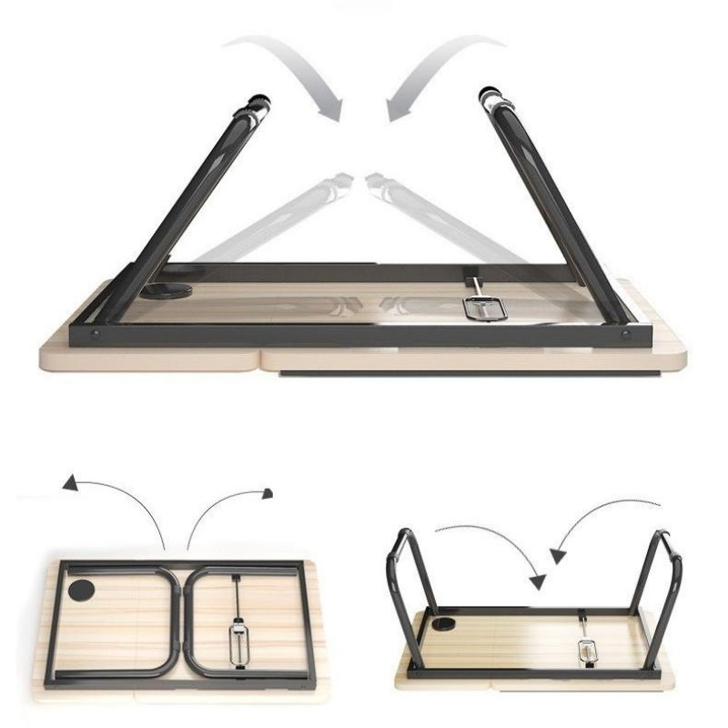 Miniatura: Mesa Dobrável para Notebook – 5 Níveis de Ajuste | Ergonômica e Portátil