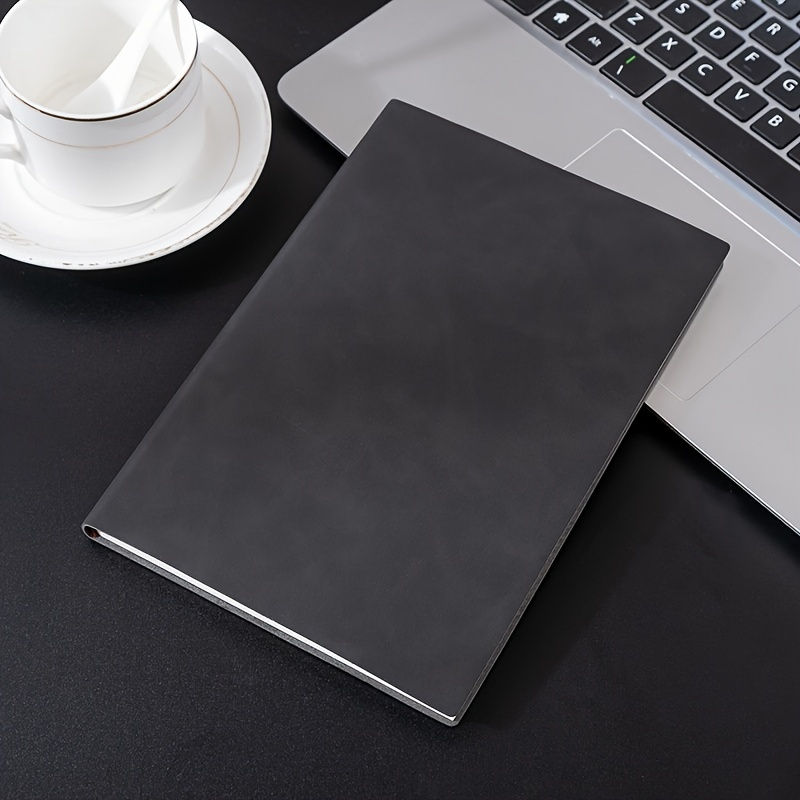 Miniatura: Caderno A5 Executivo – Capa Flexível em Couro Sintético | 200 Páginas