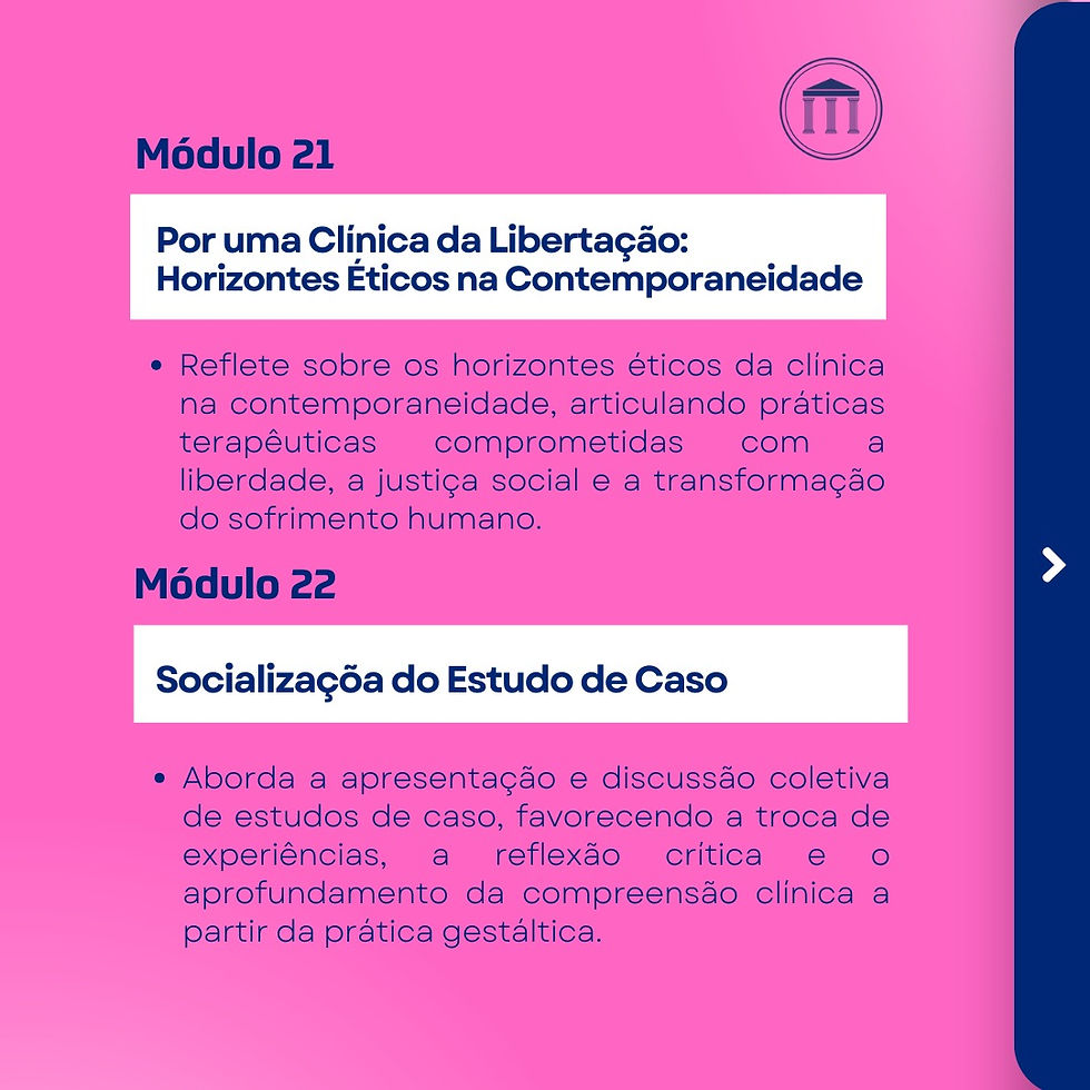 Miniatura: Pós-Graduação em Psicopatologias Críticas