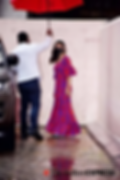 Alia's beautiful floral dress with umbrella - rainy season clothes