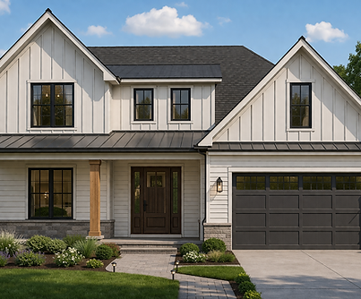Modern farmhouse with landscaped surroundings.png