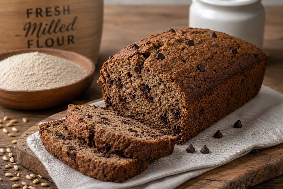 Freshly Milled Banana Bread