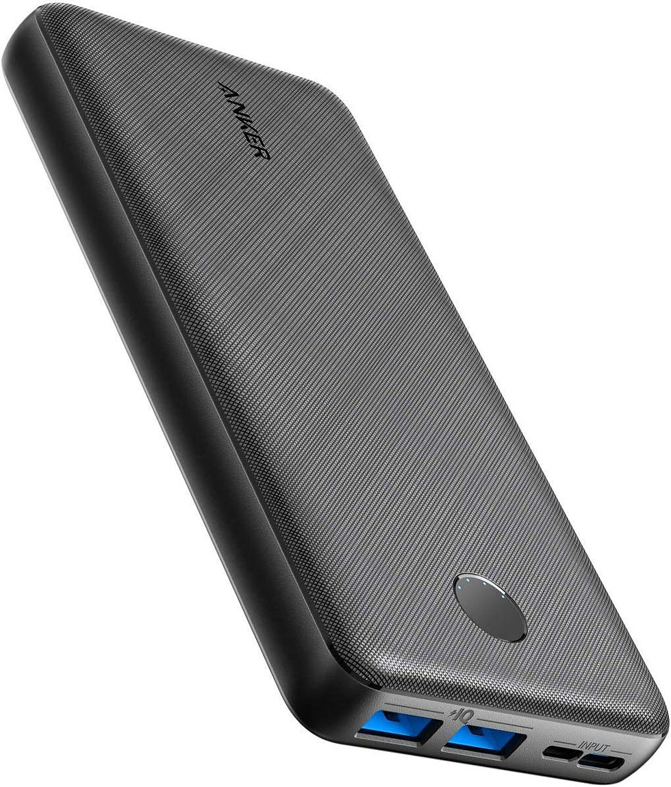 Portable phone charger with USB port