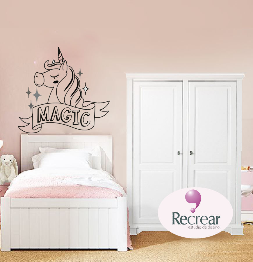 Miniatura: Vinilo Decorativo Infantil. Motivo Unicornio