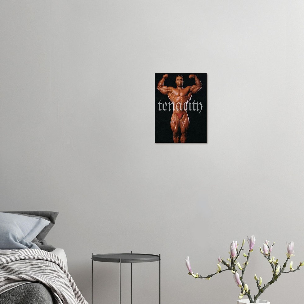 Thumbnail: Kevin Levrone Tenacity Classic Matte Paper Poster