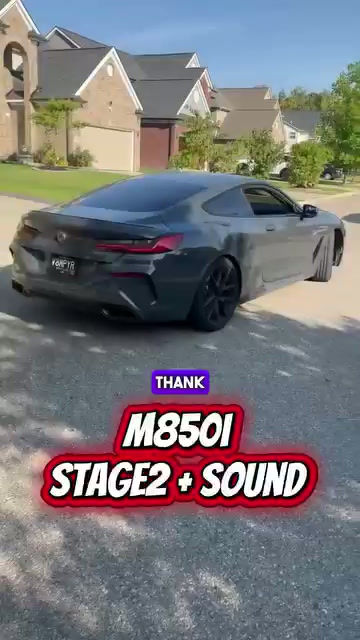 BMW M850i mit Stage 2+ Sound-Tuning - Pops and Bangs 