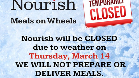 Weather Closure: Thursday, March 14, 2024