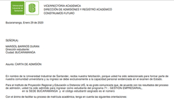 carta para publicar