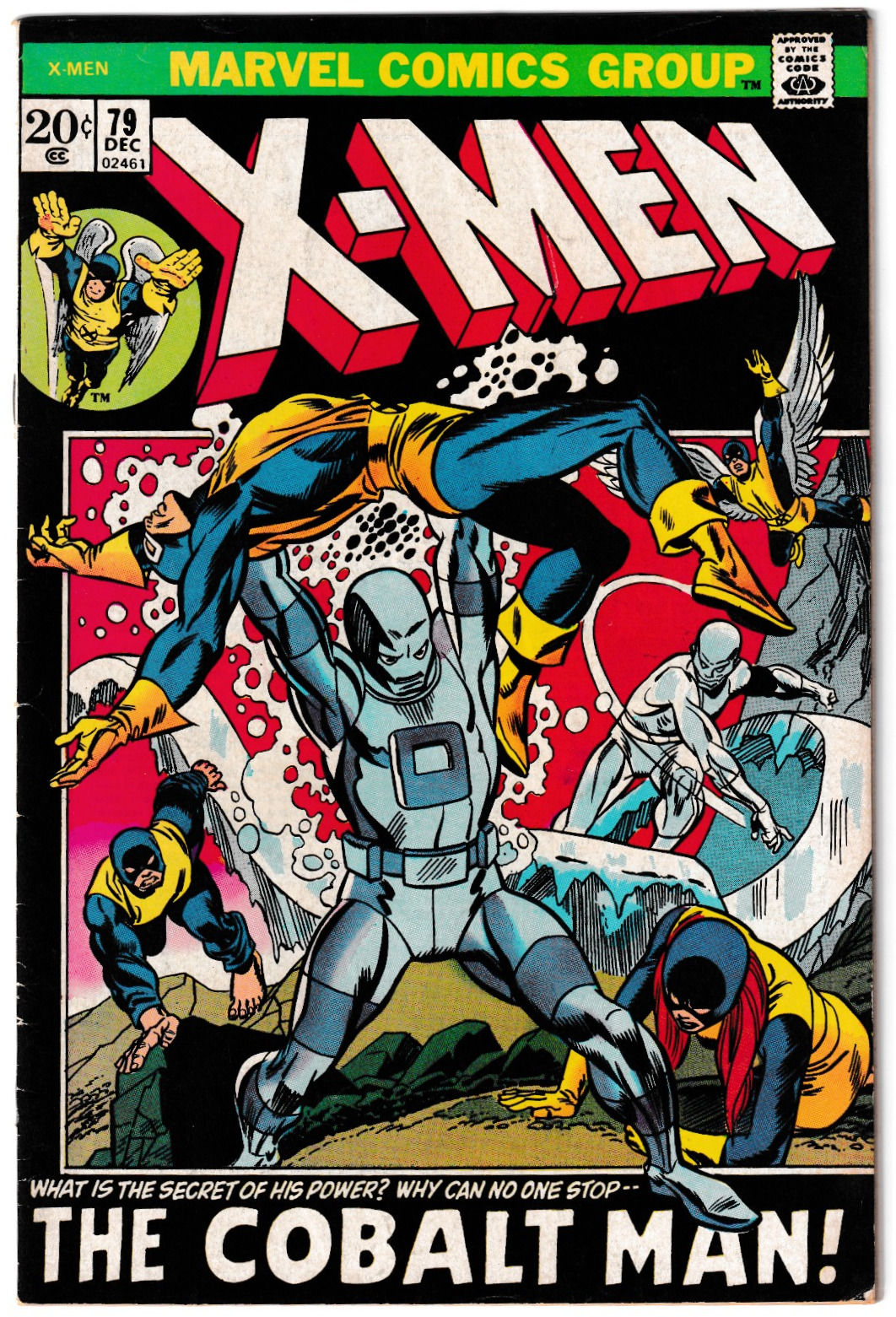 X-Men #79 1972 Marvel Cobalt Man Gil Kane Cover Bronze Age (FN+)